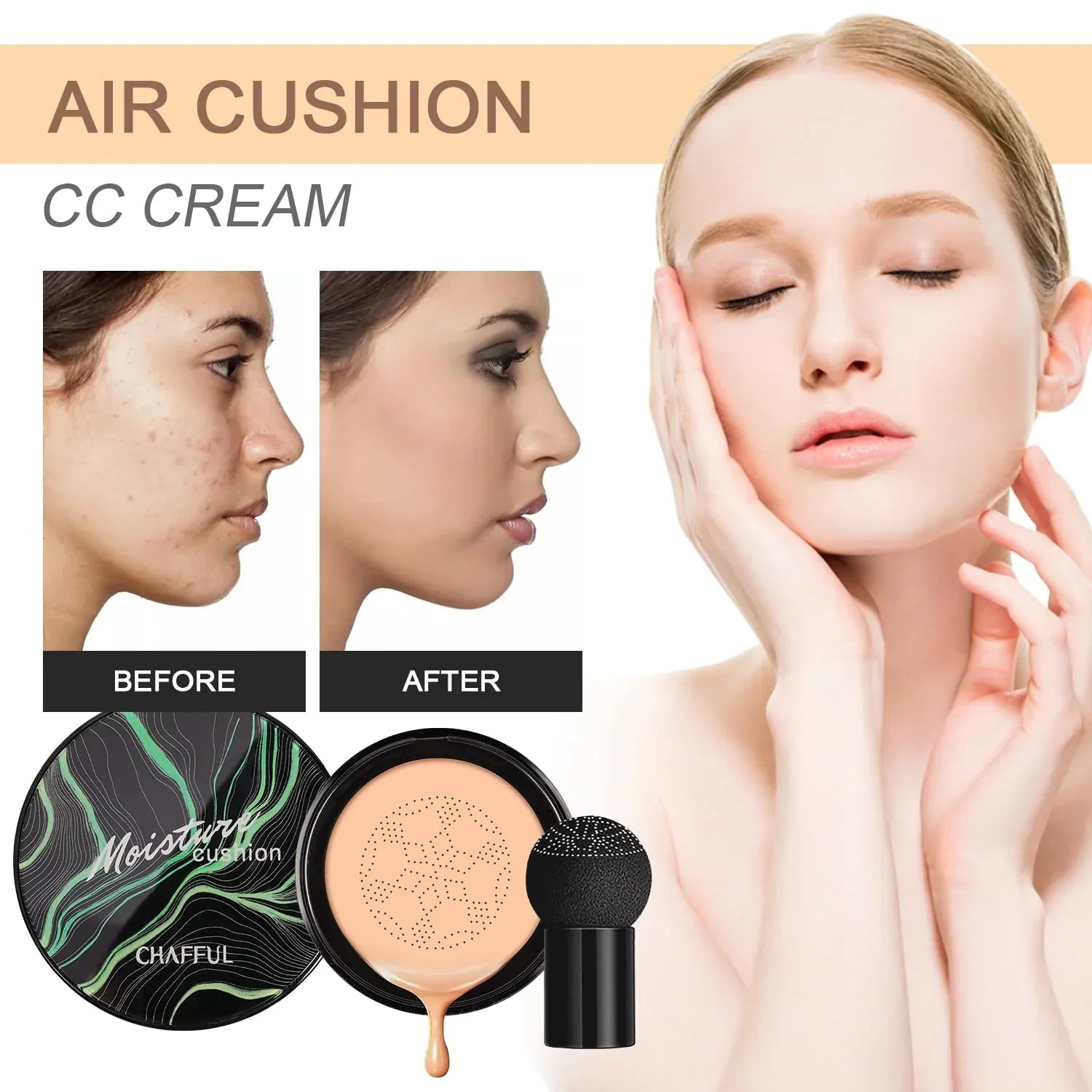 BASE CUSHION™- Base de alta cobertura